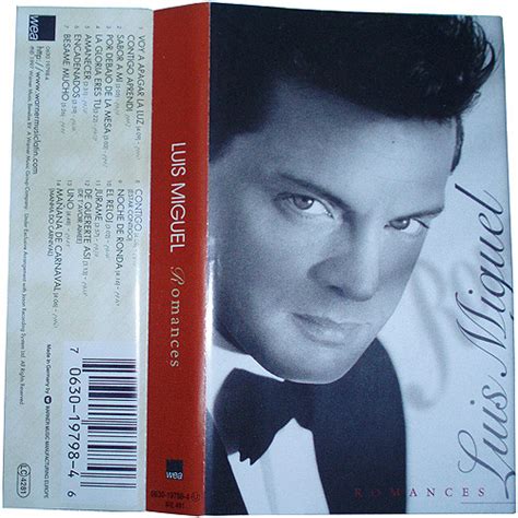 Luis Miguel Romances 1997 Cassette Discogs