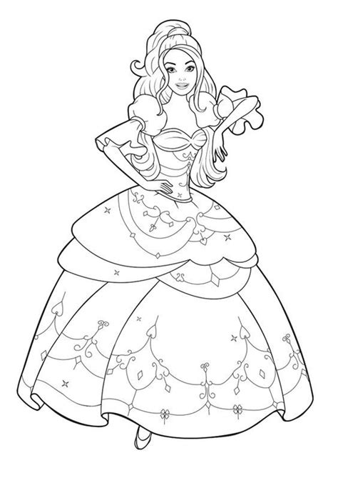 Dibujos de Barbie para colorear - Colorear24.com