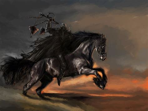 The Horseman Horsemen Of The Apocalypse Fantasy Horses Fantasy Art