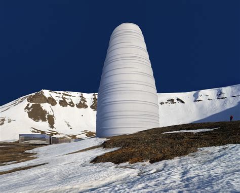 Svalbard, archipelago, part of norway, located in the arctic ocean well north of the arctic circle. Snøhetta reveals a visitor center to complement the ...