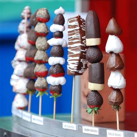 Yummy Yummy Chocolate Covered Fruit On A Stick Shiskaberries In