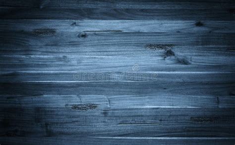 Dark Blue Wood Texture Background Surface With Old Natural Pattern