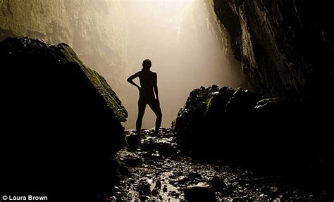 Naked Cavers Pose Amongst The Elements For Charity Calendar Daily