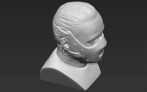 Hannibal Lecter Bust 3D Print Model By PrintedReality