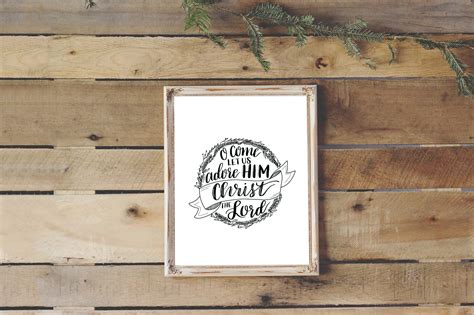 Hand Lettered Christmas Hymn Tutorial And Printable Amy Latta Creations