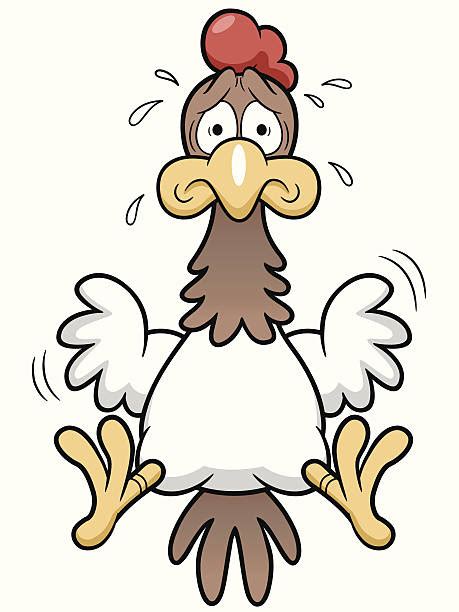 Scared Chicken Illustrations Royalty Free Vector Graphics And Clip Art