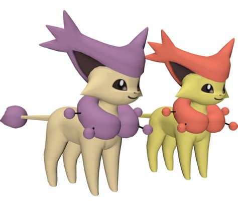 Delcatty Pokemon Free 3d Model Dae Fbx Free3d