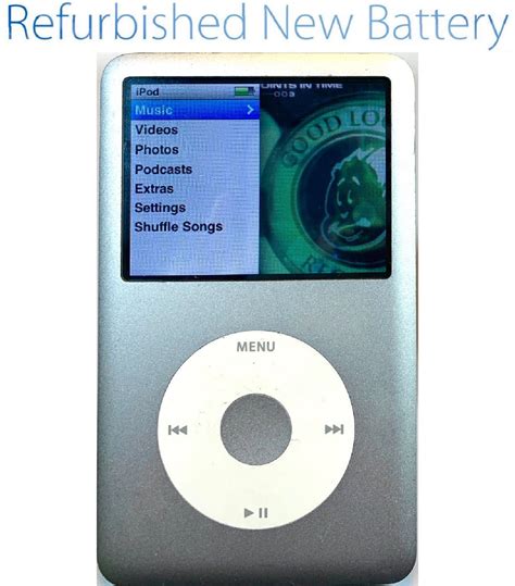 Refurbished Silver Apple Ipod Classic 6th 7th Generation 80gb 120gb 12