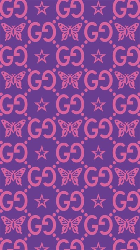 Free Download Gucci Butterfly Background Pastel Pink Aesthetic Cute