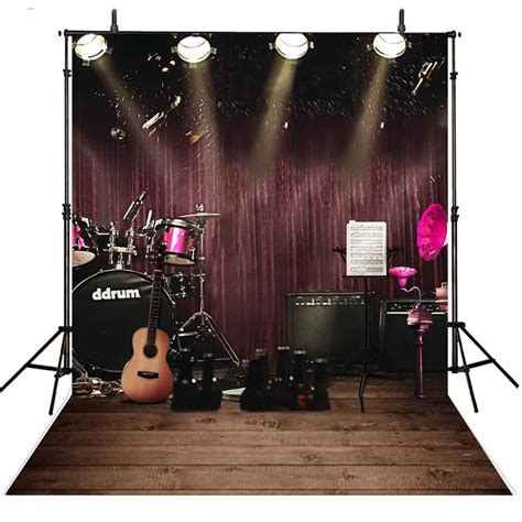 Music Photography Backdrops Stage Vinyl Backdrop For Photography