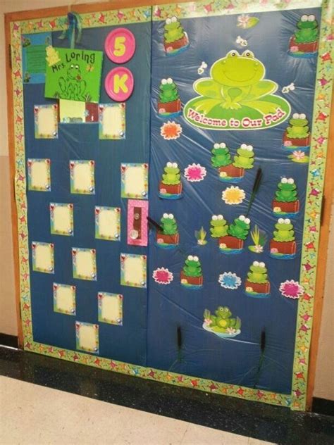I Have A Frog Themed Kindergarten Classroom My Classroom Has Two Doors