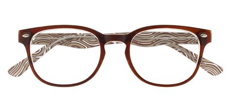 Swirl Classic Square Prescription Glasses Brown Mens Eyeglasses Payne Glasses