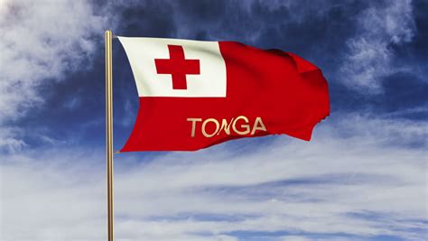 Flag Of Tonga Stock Footage Video 2584421 Shutterstock