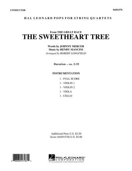 The Sweetheart Tree Conductor Score Full Score By Henry Mancini