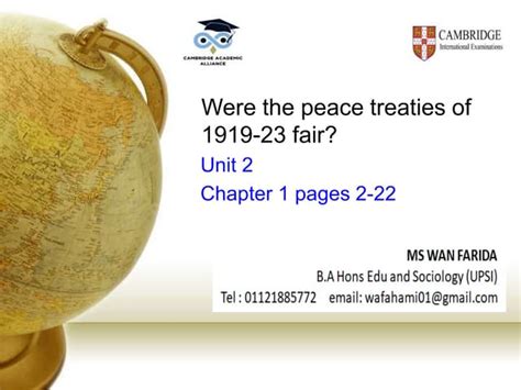 Were The Peace Treaties Of 1919 1923 Fair Ppt