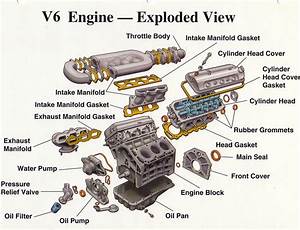 Toyota V6 Engine Parts Diagram