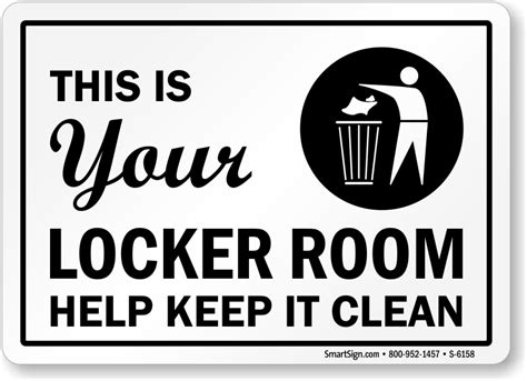 This Is Your Locker Room Keep It Clean Sign Ships Free Sku S 6158