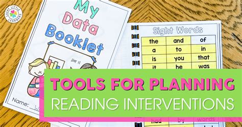 Tools For Planning Reading Interventions Lucky Little Learners