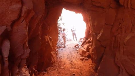 October 13 2015 Passing Through Supai Tunnel North Rim Grand Canyon