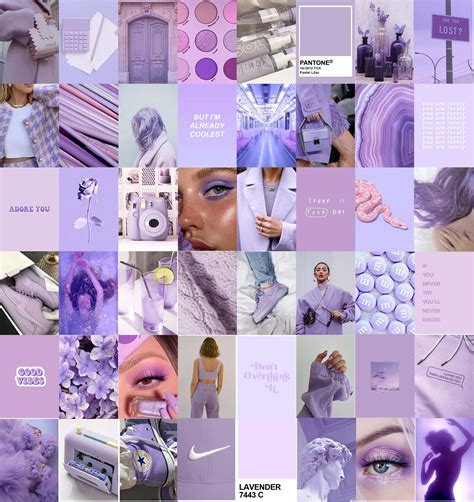 Download Purple Collage Wallpaper