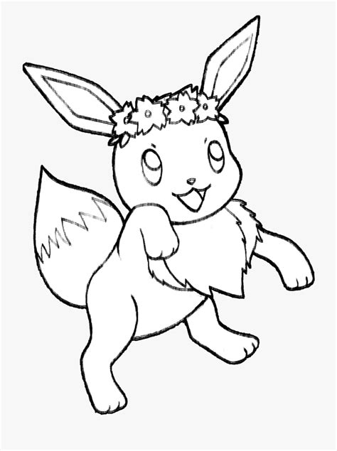 Chibi coloring pages luxury how to draw chibi katniss hunger. Eevee With Wreath Coloring Page - Free Printable Coloring ...