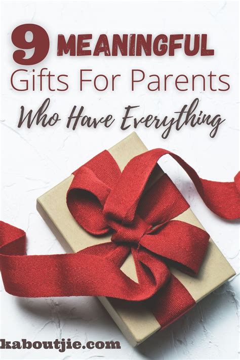 9 Meaningful Ts For Parents Who Have Everything Kaboutjie