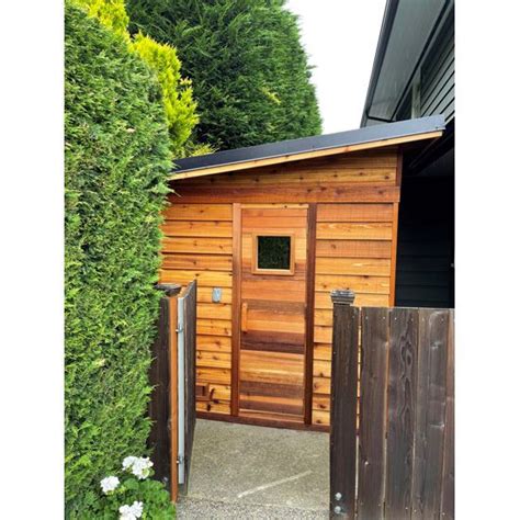 4x6 Outdoor Pre Fab Sauna Kit Slant Roof Heater Accessories