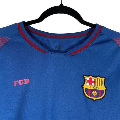 Fc Barcelona Soccer Jersey Size Xl Snags On Front And Depop