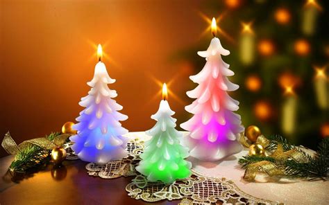 39 Christmas Trees Candles Images Wallpaper On