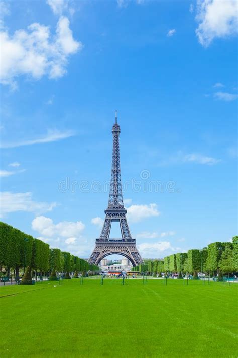 Photo Eiffel Tower In Sunny Day Paris Stock Photo Image Of Local