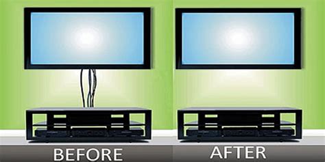 How To Hide Tv Wires For A Wall Mounted Tv Firefold