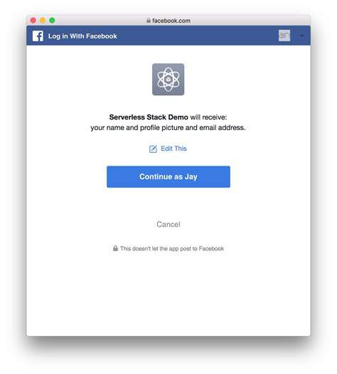 Facebook Login With Cognito Using Aws Amplify