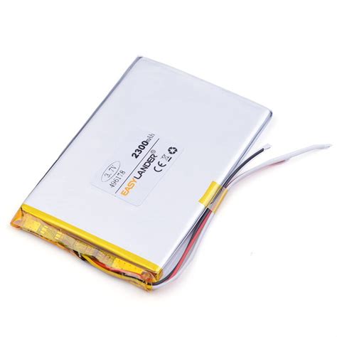 3 Wire 496178 2500mah Lithium Ion Rechargeable Batteries For Tablet Pc