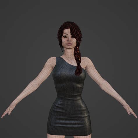 Scarlett Realistic Character 3d Model In Woman 3dexport