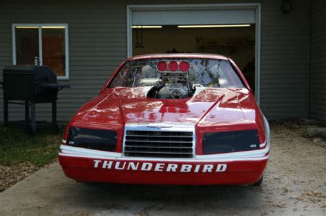Ford Thunderbird Drag Car Blown Pro Street Classic Ford Thunderbird