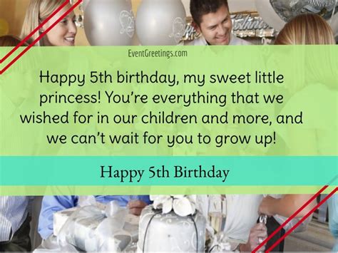 50 Cute Happy 5th Birthday Quotes And Wishes For Dearest One