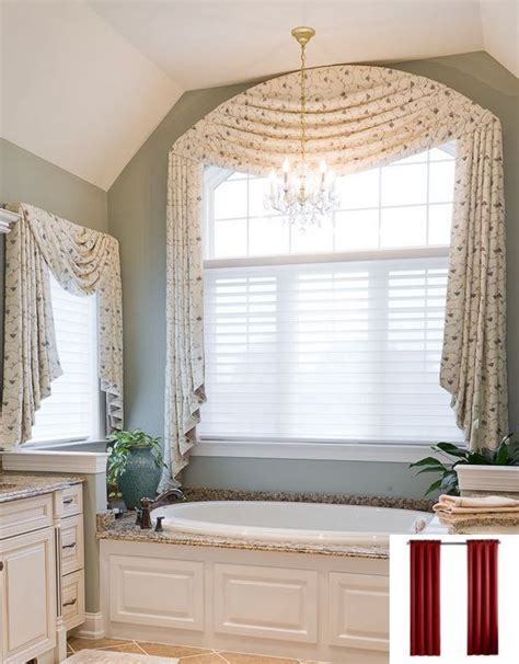 Arched windows add elegance, sophistication and architectural interest to any home. Window valance ideas. 7586126307 #windowtreatments ...
