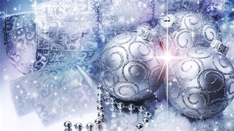 Beautiful Silver Christmas Ball Hd Images Hd Wallpapers