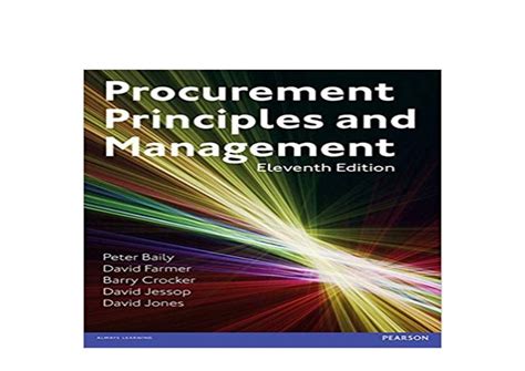 Free Procurement Principles And Management 11th Edition 11th Edition