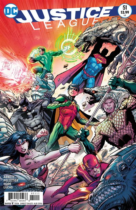 Justice League 51 5 Page Preview And Cover Released By Dc Comics