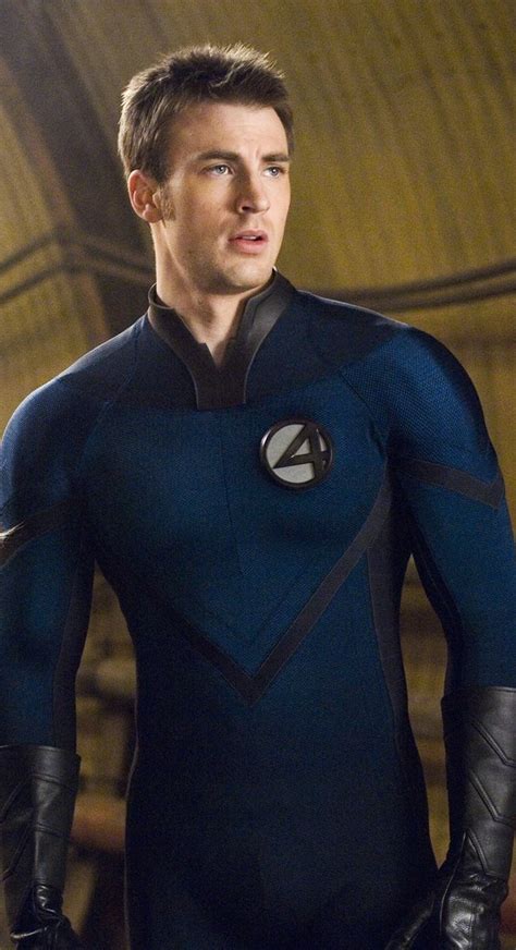 Chris Evans As Johnny Storm Aka The Human Torch In The Fantastic 4
