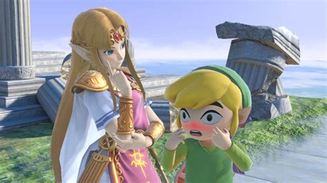 Ssbu Zelda And Toon Link Smash Bros Funny Nintendo Super Smash Bros