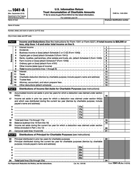 Irs 1041 Fillable Form Printable Forms Free Online