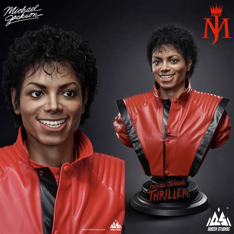 Life Size Michael Jackson Thriller Bust For Over 3850 Dollars Queen