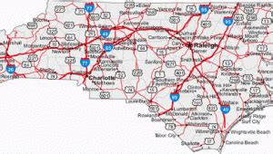 Road Map Of North Carolina And Virginia Secretmuseum