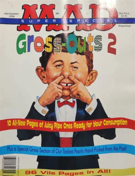 Vintage 1994 Mad Magazine Gross Out 2 £1541 Picclick Uk