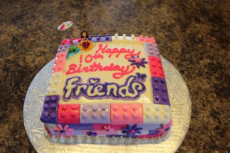 Lego Friends Cake Design Friendsb