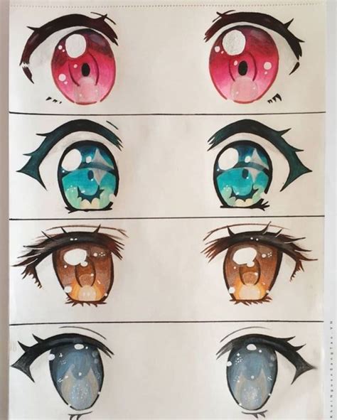 99 Cách Vẽ Mắt Anime Nam Nữ Đẹp Long Lanh Đơn Giản