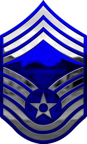 Air Force Chevron Metal Chief Master Sergeant E9 Pair