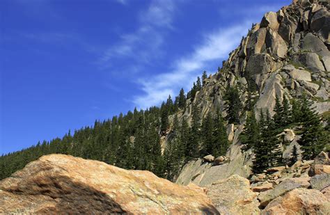 Mountainside At Pikes Peak Colorado Image Free Stock Photo Public